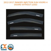 2012-2017 RANGER INJECTION SUN VISORS 4 DOORS WITHOUT LOGO